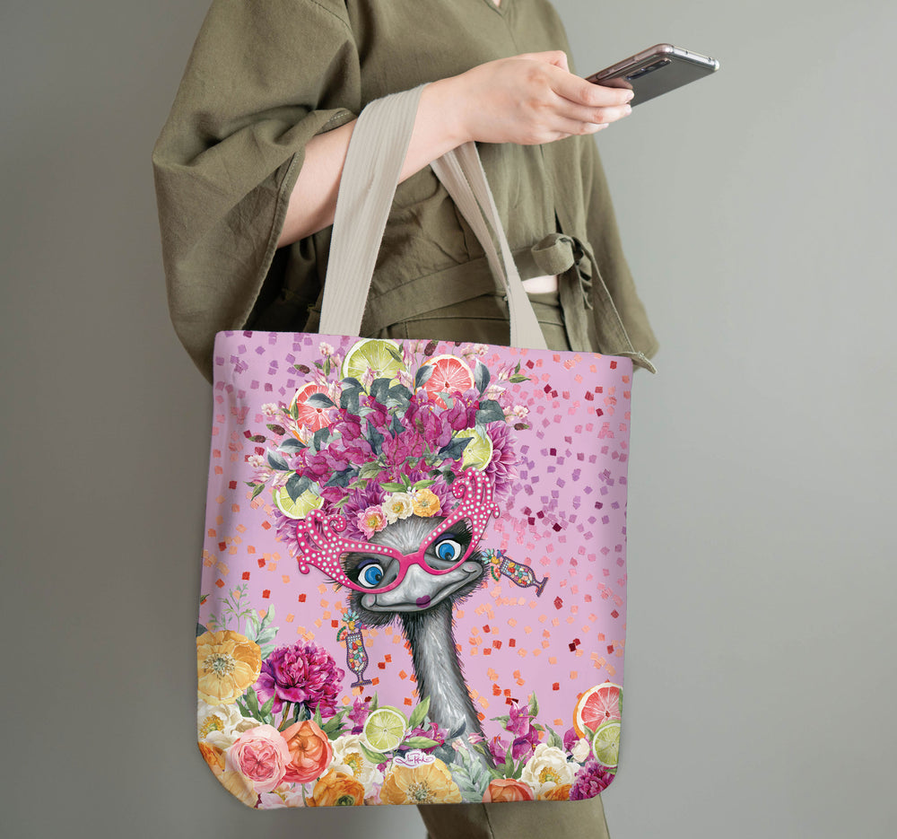 Emu Cotton Canvas Shoulder Tote Bag | Furriends Australia